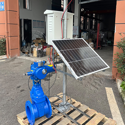 神木皓久 Z945X-16Q免布线太阳能电动闸阀 农业灌溉 支持远程智能控制
